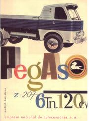 Stylish Pegaso Z-207 brochure front page