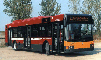 Stadtbus M 240 CNG mit Erdgasantrieb, 25/61 Sitz-/Stehpltze.