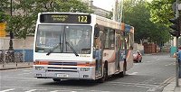 Plaxton-Bus auf DAF SB220 in Dublin.