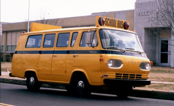 First Small School Bus