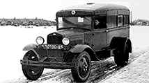 GAZ-55 ambulance bus - Years of production: 1936-1945