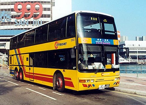 Volvo B12 Jonckheere, Citybus 2001, Shatin City One, Citybus 2005, Tin Shing Road , foto: Anthony Lui
