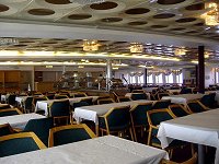 Indretningsbilleder af M/S SCOTIA PRINCE. © Foto Bruce Peter.